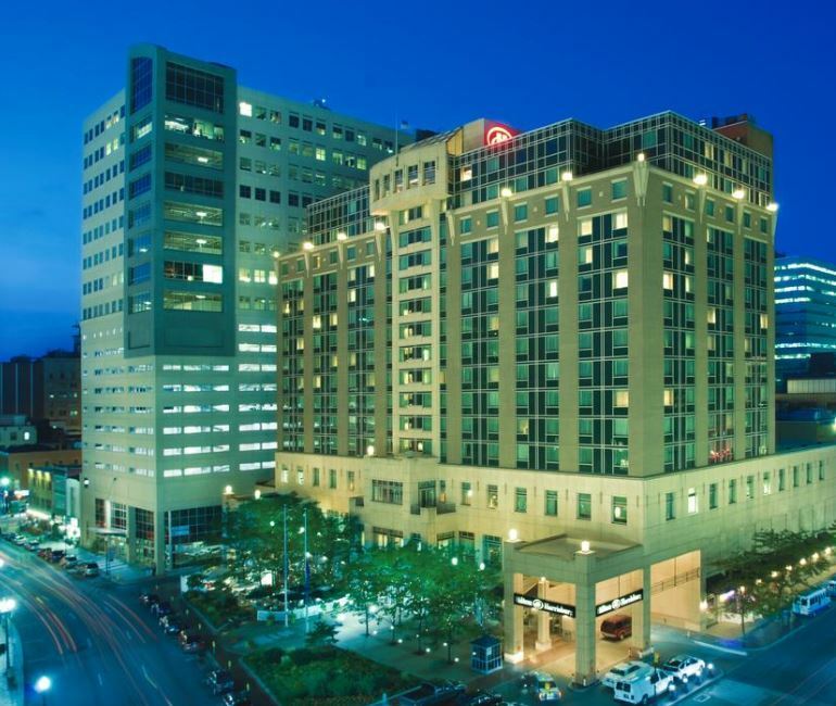Hilton Harrisburg Near Hershey Park Exteriör bild